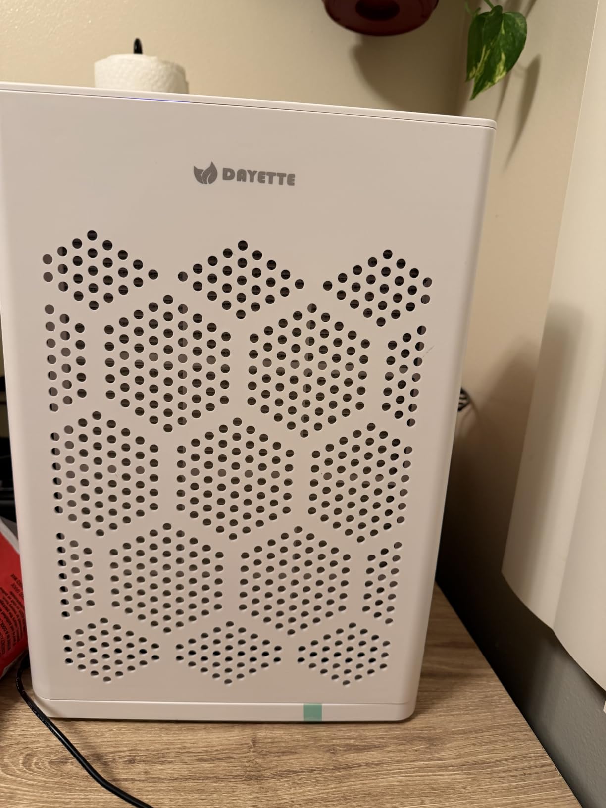 DAYETTE Air Purifiers for Home Large Room Up to 2400 Ft² with HEPA 14 Filter, Pet Air Purifier with Washable Prefilter for Bedroom with Fragrance, Air Cleaner for Smoke Dust Pets Hair Odor, White customer photo 1
