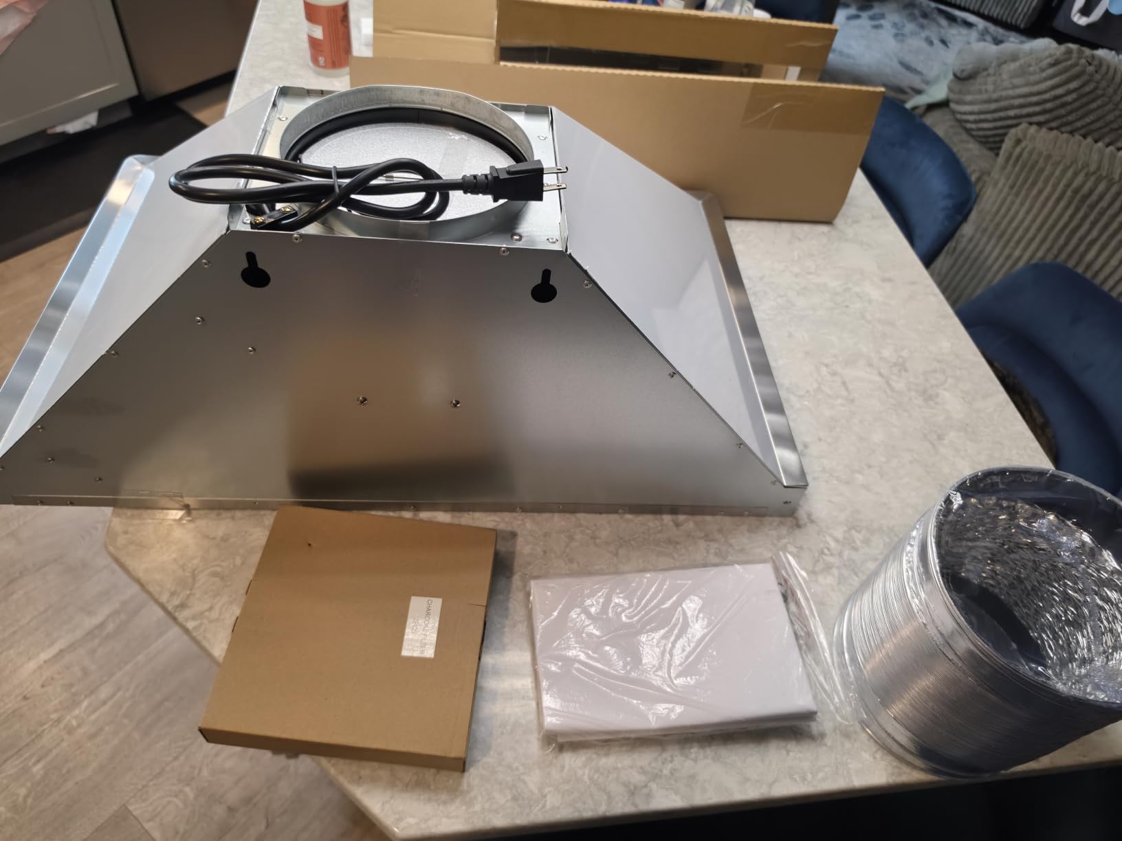 Wall Mount Range Hood 30 inch, 900 CFM Stainless Steel Kitchen Hood customer photo 1