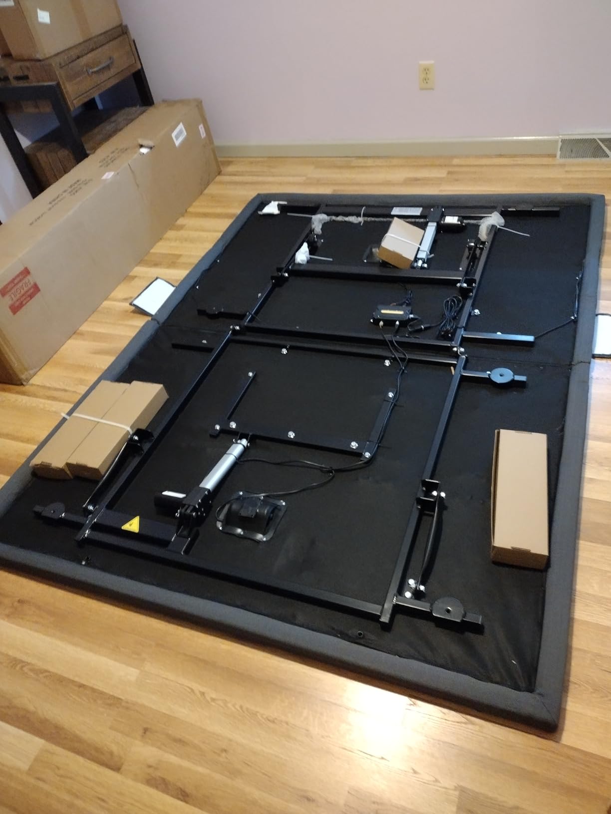 Marsail Split King Adjustable Bed Frame Electric Base, Head & Foot Incline customer photo 1