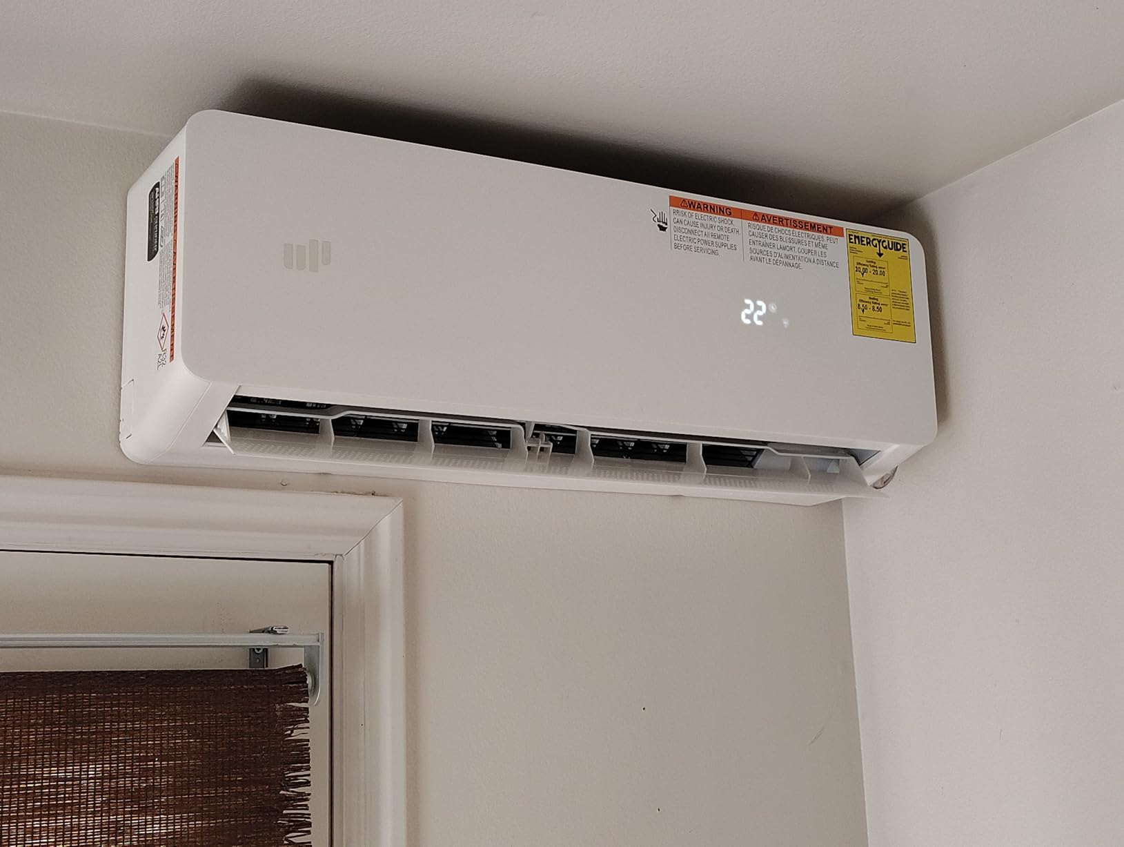 Upstreman 2 Zone Mini Split with Heat Pump, 9K+12K BTU, 23 SEER2, 230V customer photo 2