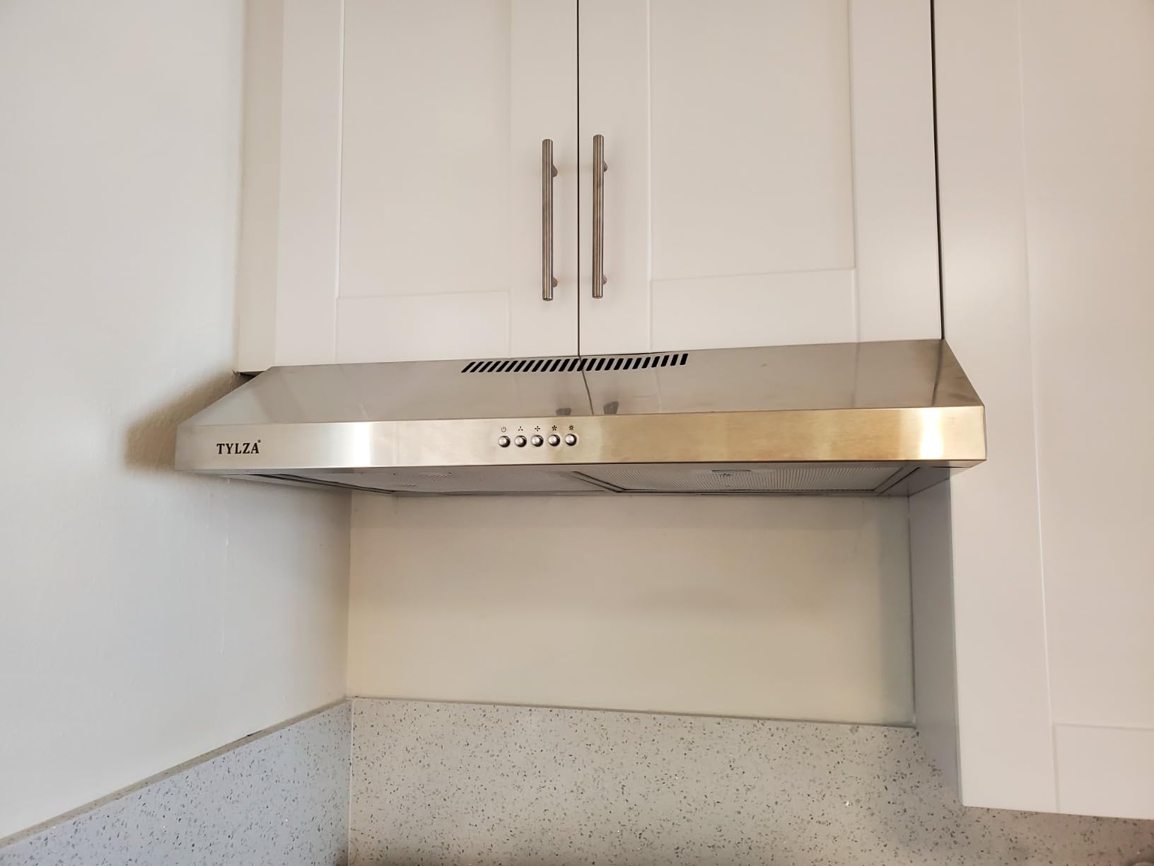 36 inch Island Range Hood 1200 CFM, Stainless Steel range hood customer photo 2