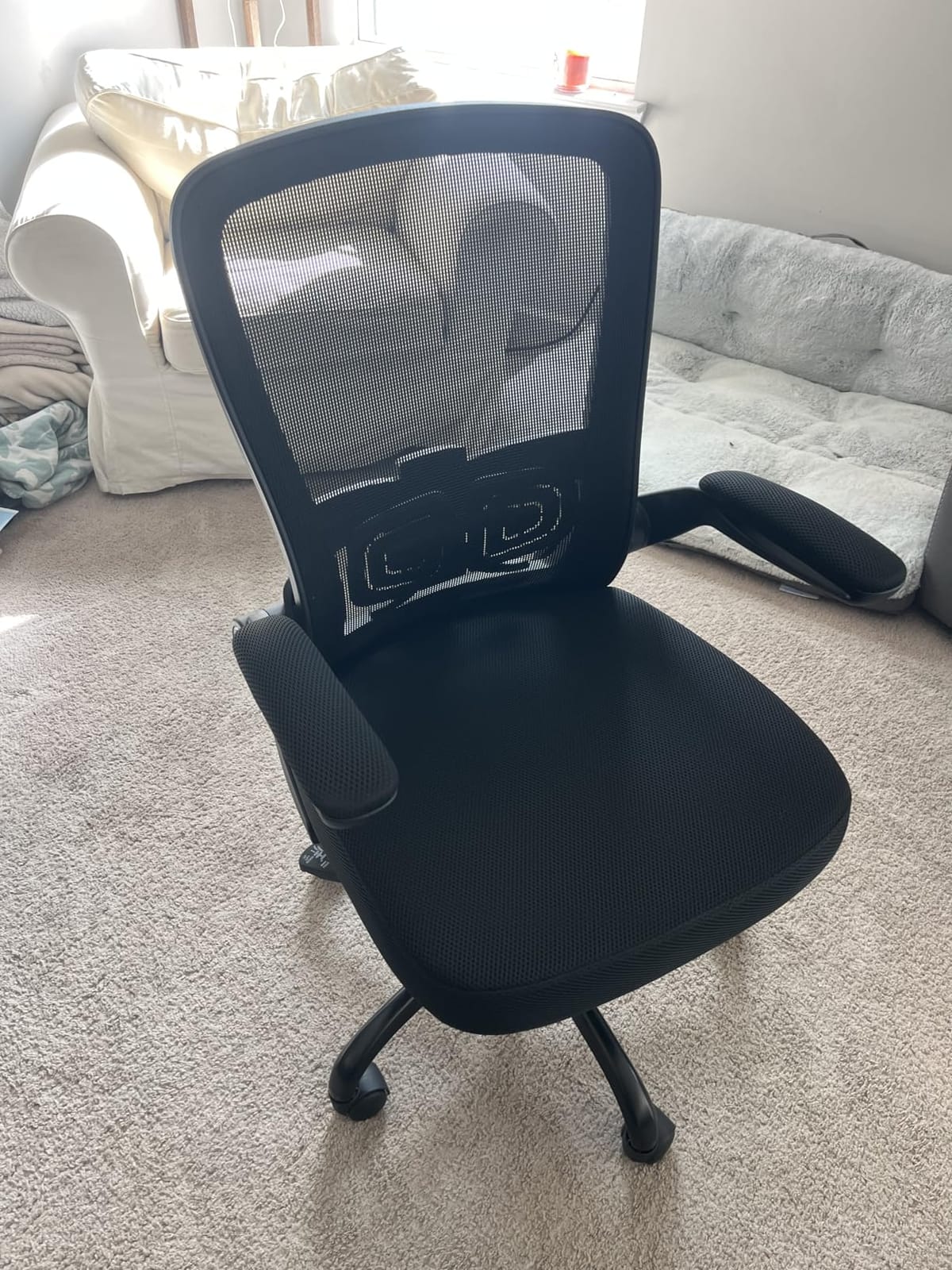 HeroSet Leather Office Chair with Upgraded Double-Layer Seat Cushion and Neckrest for Short People, Brown customer photo 2