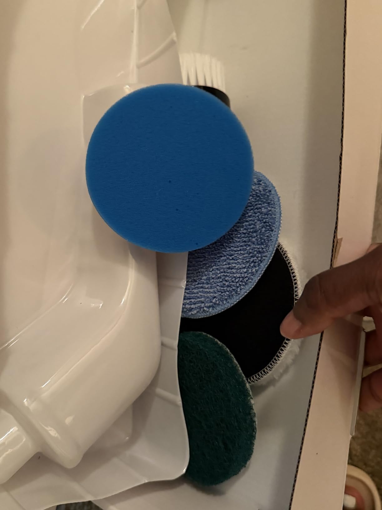 Electric Spin Scrubber, Cordless Cleaning Brush for Bathroom, Home customer photo 2