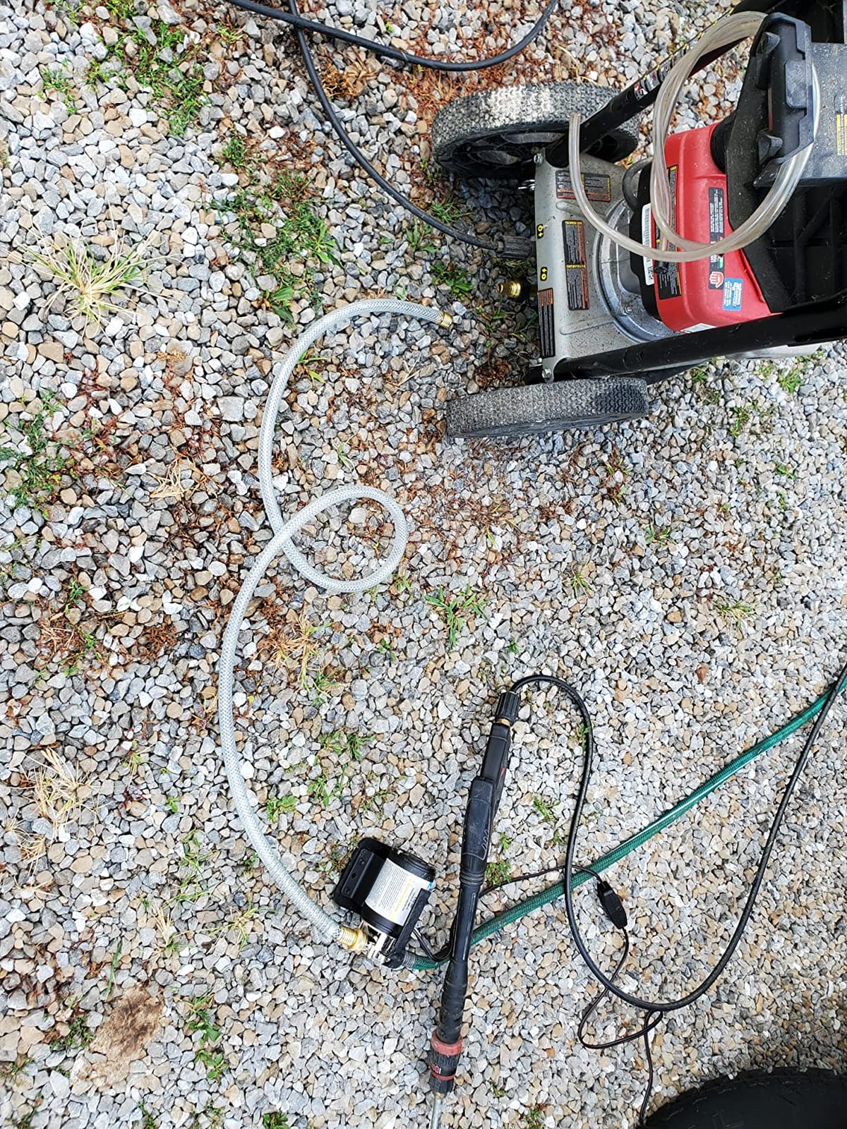 Acquaer Utility Water Transfer Pump 1/10 HP Portable Electric with Suction Hose Kit, Low Suction Water Removal for RV,Water Beds, Pools, Rain Barrel, Aquariums customer photo 1