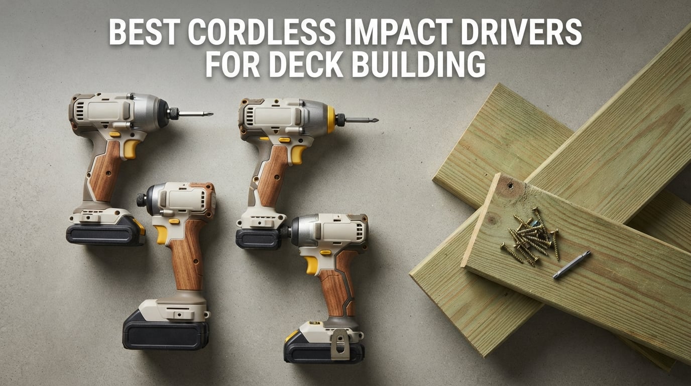 Best Cordless Impact Drivers for Deck Building