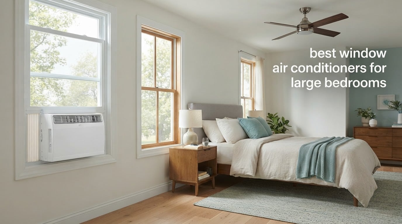 best window air conditioners for large bedrooms