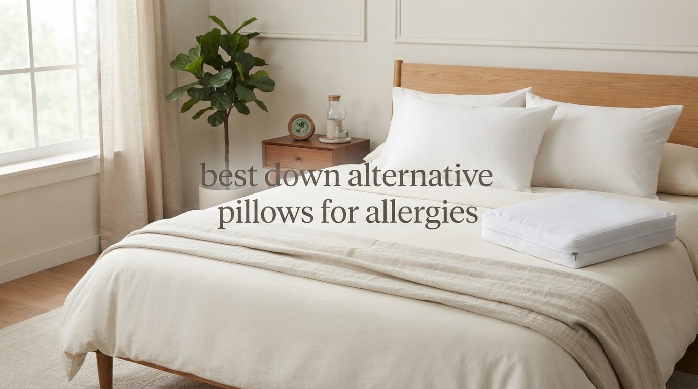 best down alternative pillows for allergies