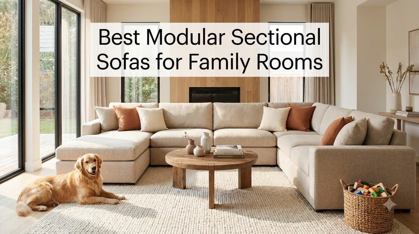 Best Modular Sectional Sofas for Family Rooms