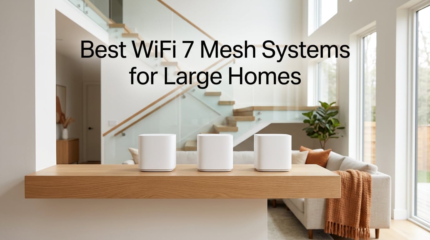 Best WiFi 7 Mesh Systems for Large Homes