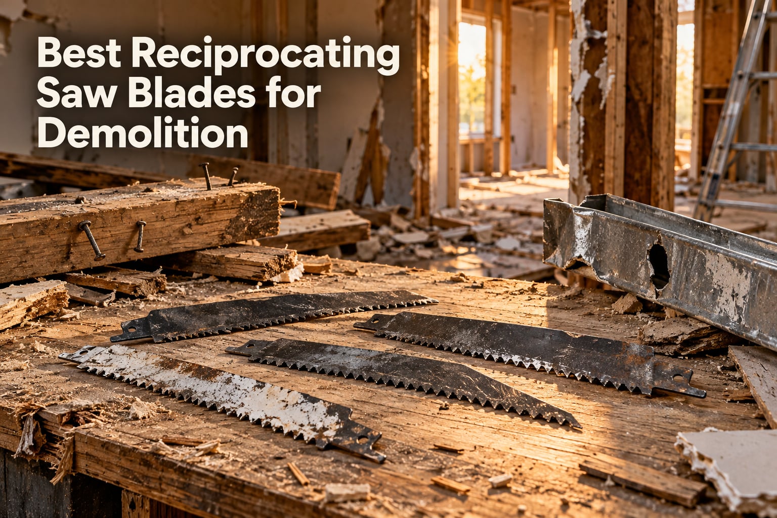 Best Reciprocating Saw Blades for Demolition