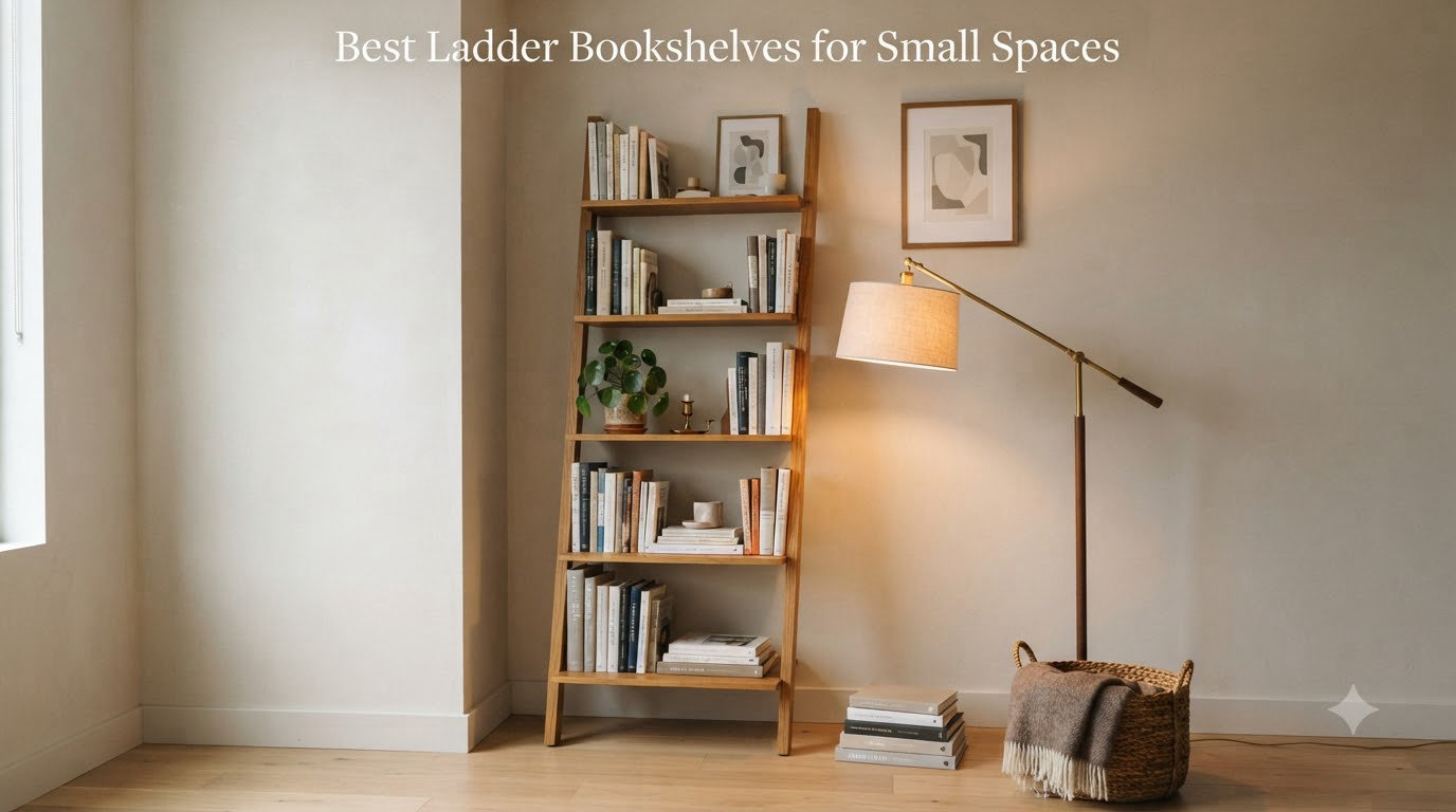 Best Ladder Bookshelves for Small Spaces