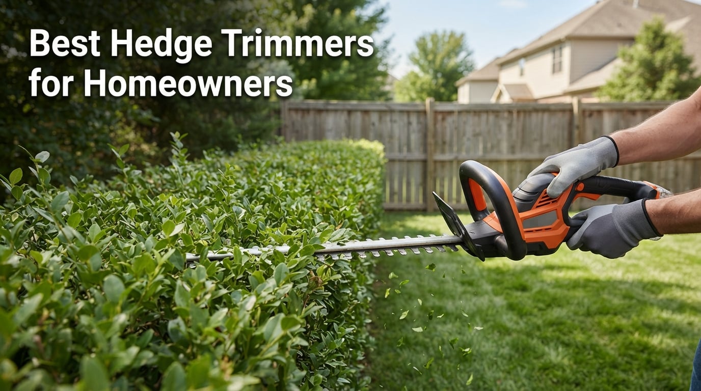 Best Hedge Trimmers for Homeowners