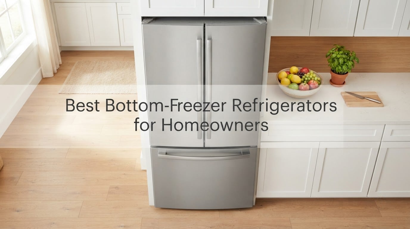 Best Bottom-Freezer Refrigerators for Homeowners