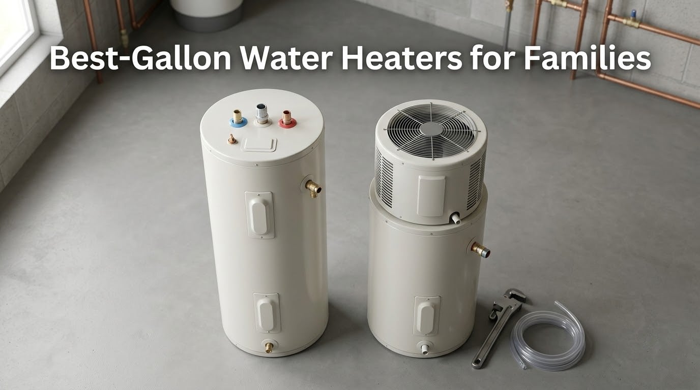 Best 50-Gallon Water Heaters for Families