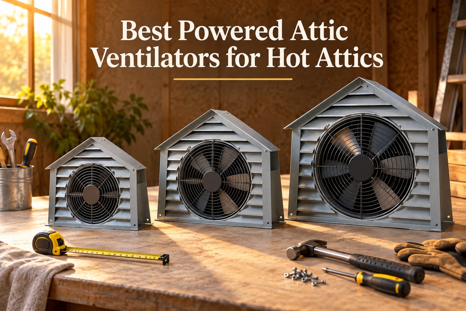 Best Powered Attic Ventilators for Hot Attics