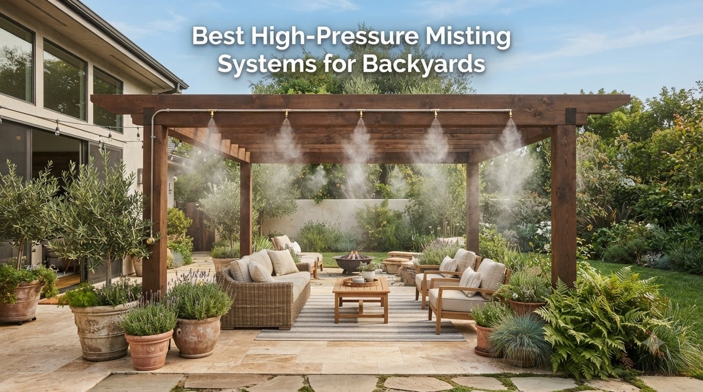 Best High-Pressure Misting Systems for Backyards
