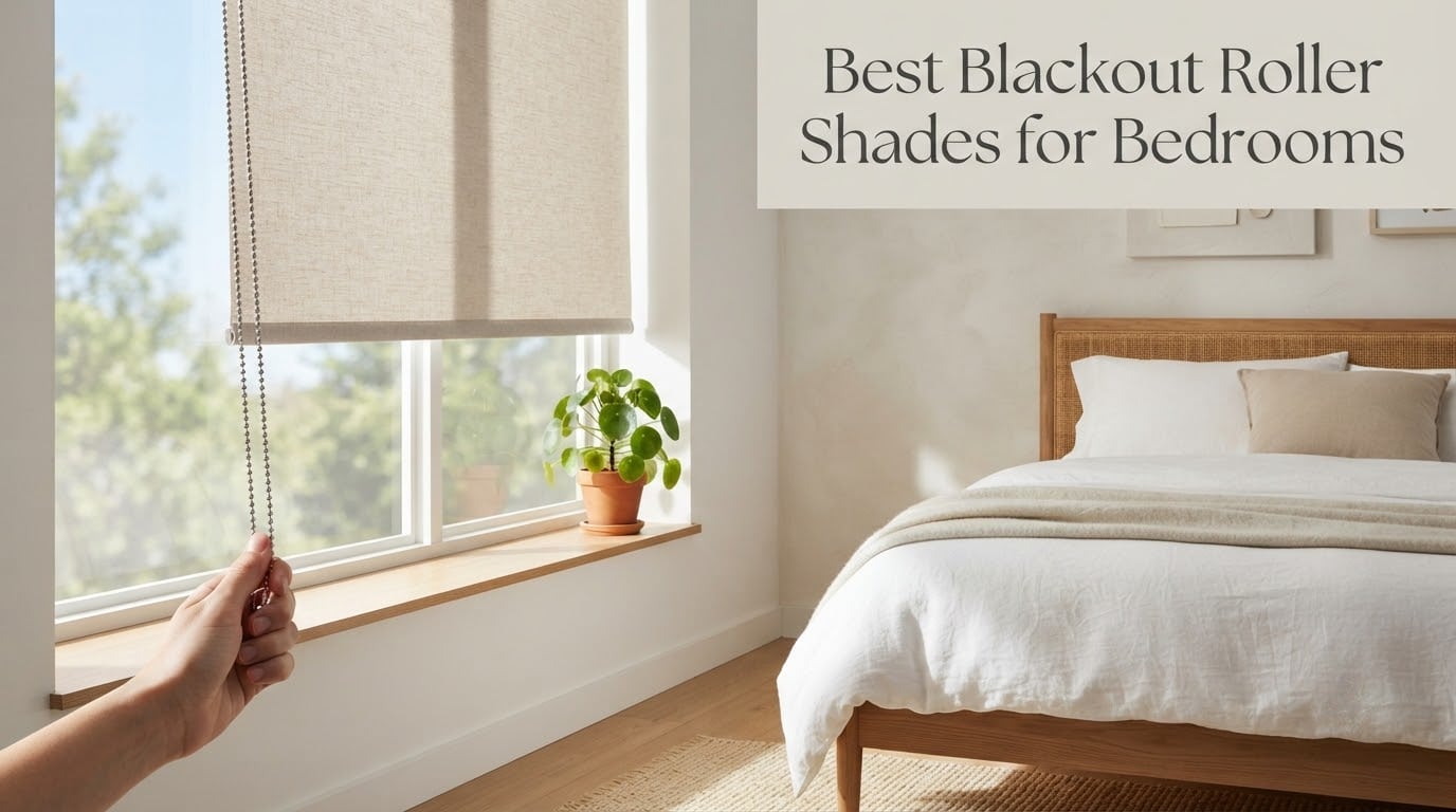 Best Blackout Roller Shades for Bedrooms