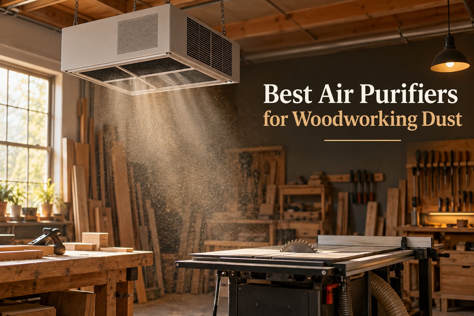 Best Air Purifiers for Woodworking Dust