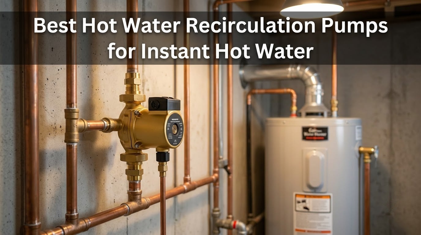 Best Hot Water Recirculation Pumps for Instant Hot Water
