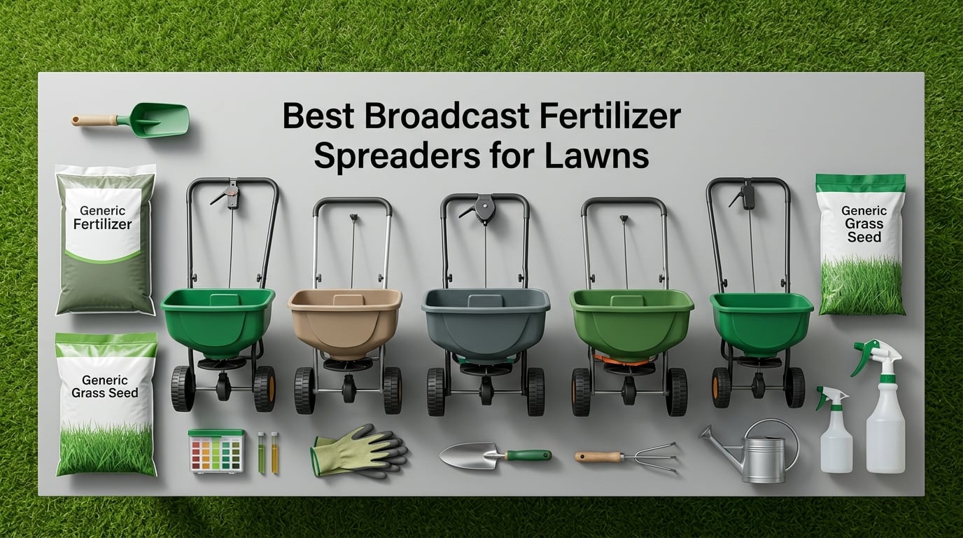 Best Broadcast Fertilizer Spreaders for Lawns