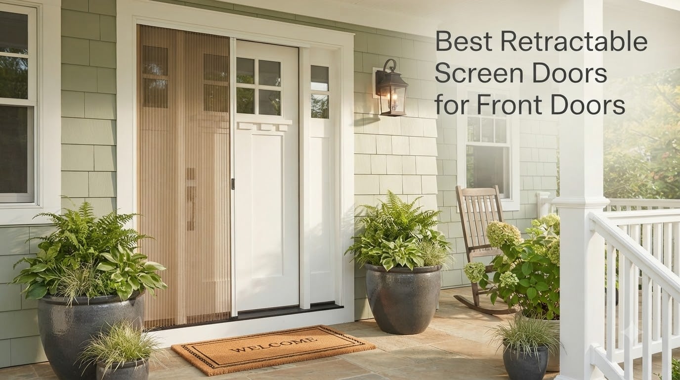 Best Retractable Screen Doors for Front Doors