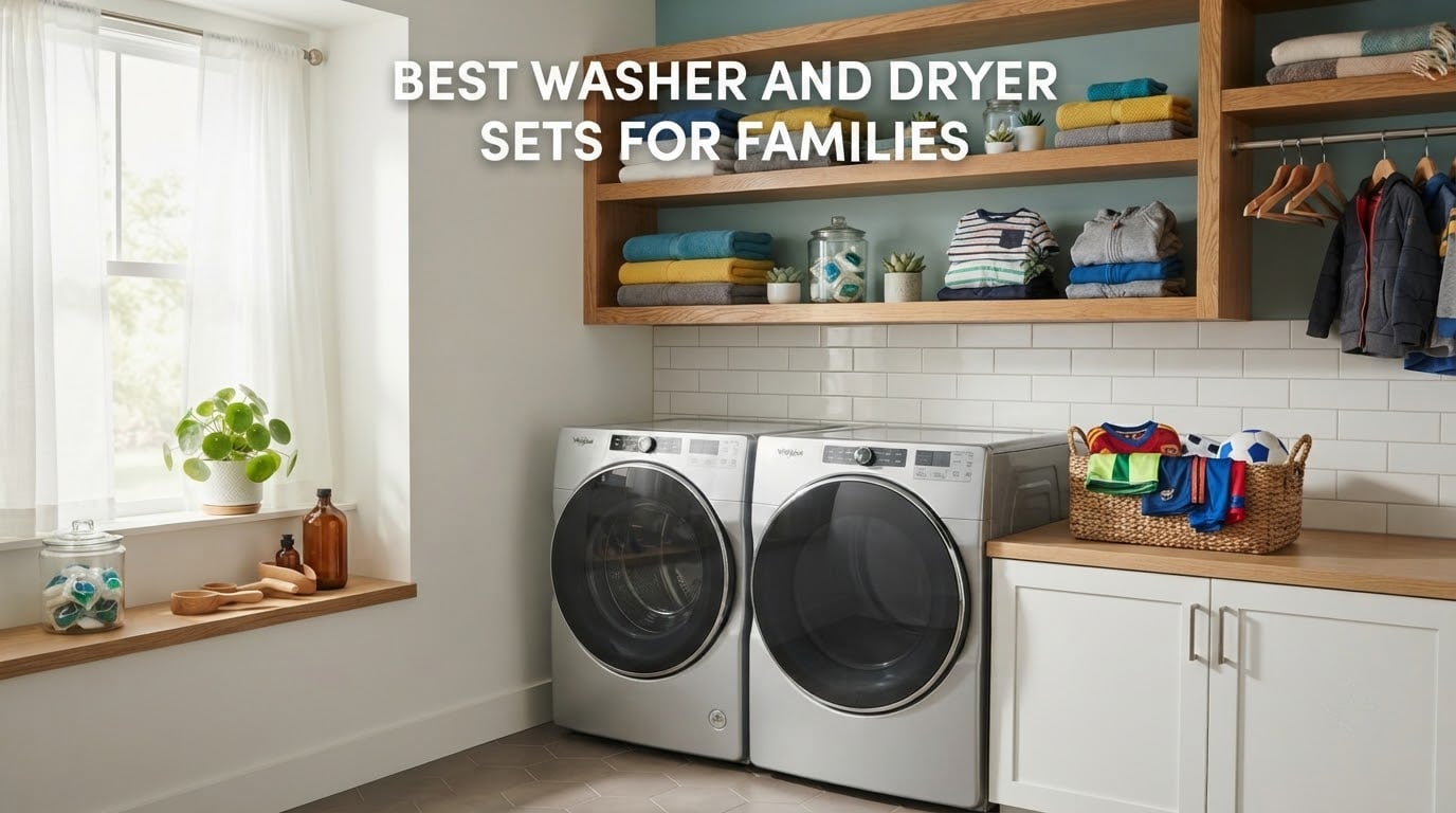 Best Washer and Dryer Sets for Families