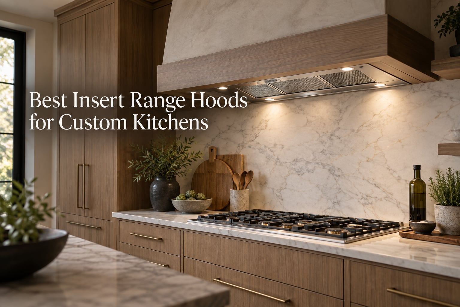 Best Insert Range Hoods for Custom Kitchens
