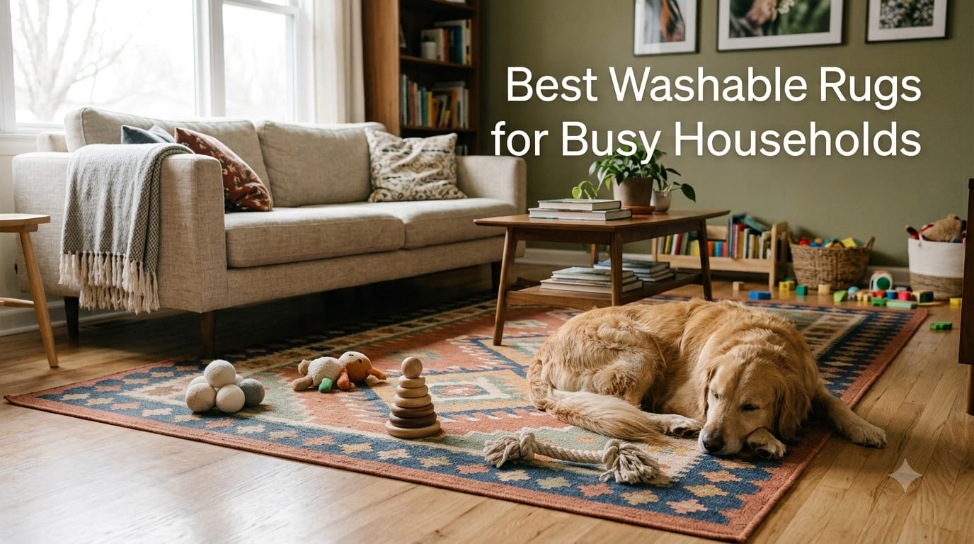 Best Washable Rugs for Busy Households