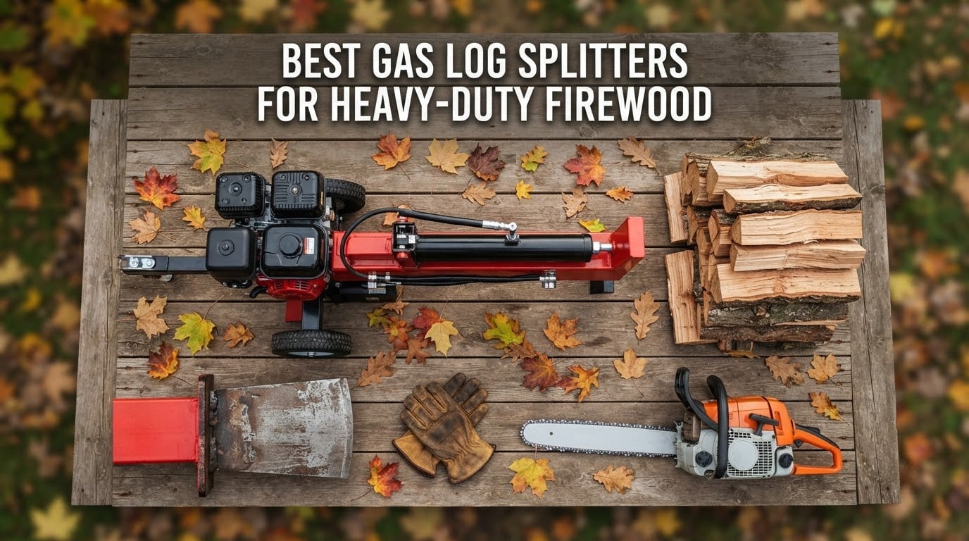 Best Gas Log Splitters for Heavy-Duty Firewood