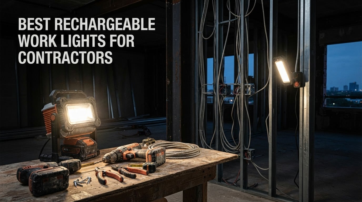 Best Rechargeable Work Lights for Contractors