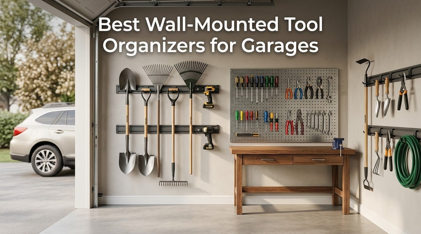 Best Wall-Mounted Tool Organizers for Garages