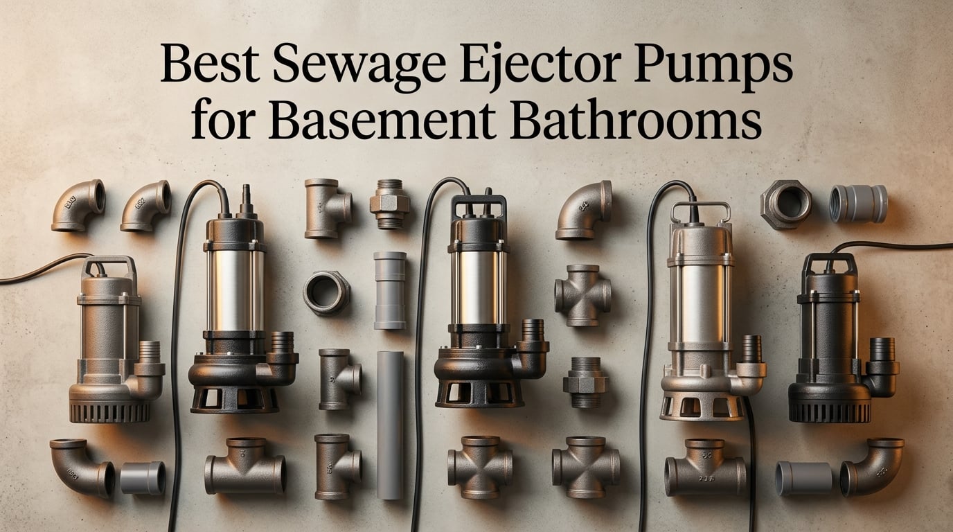 Best Sewage Ejector Pumps for Basement Bathrooms