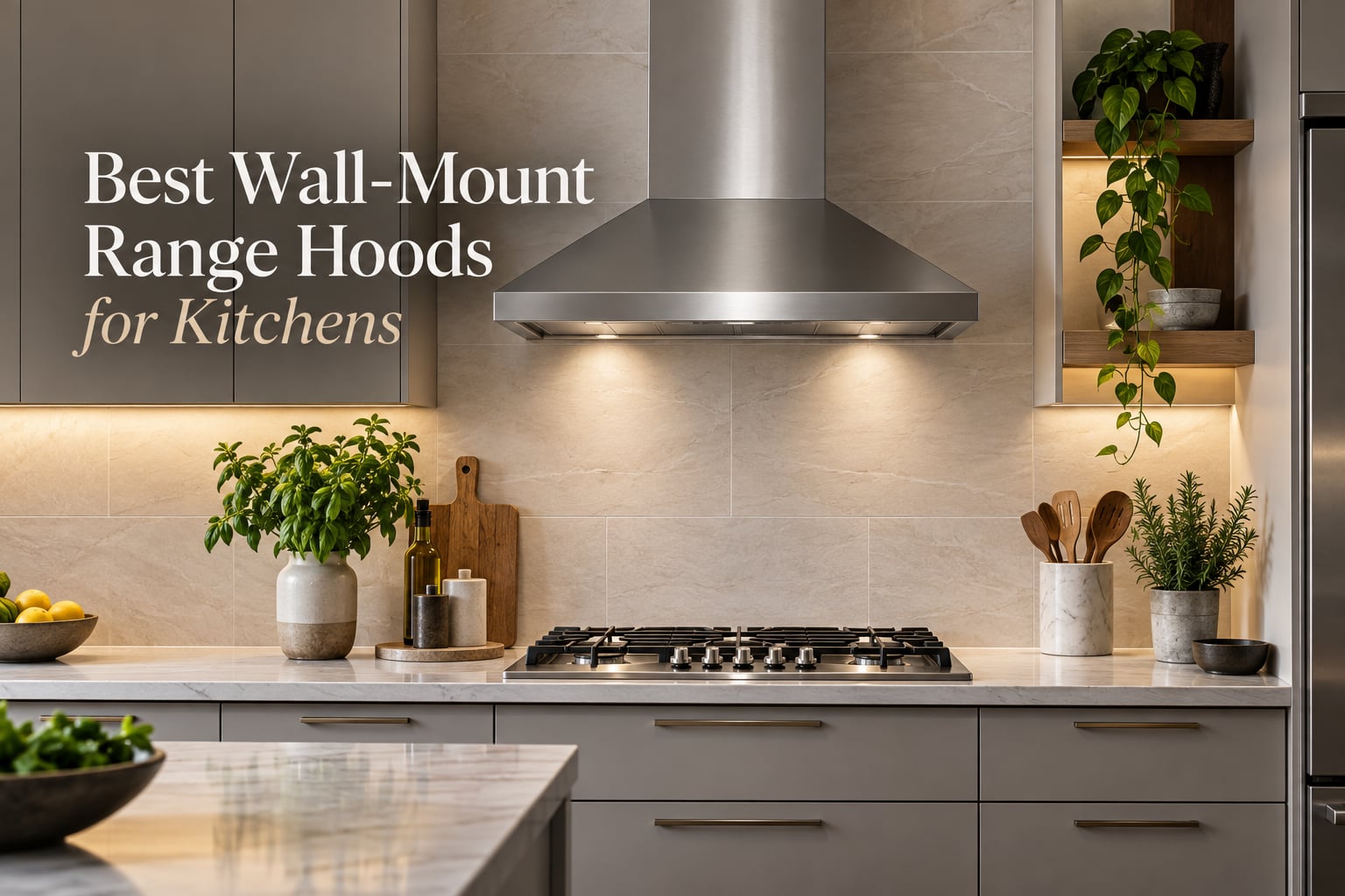 Best Wall-Mount Range Hoods for Kitchens