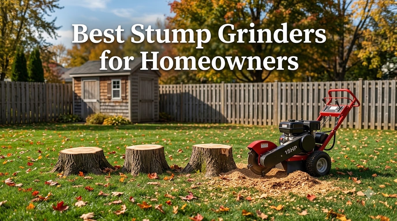 Best Stump Grinders for Homeowners