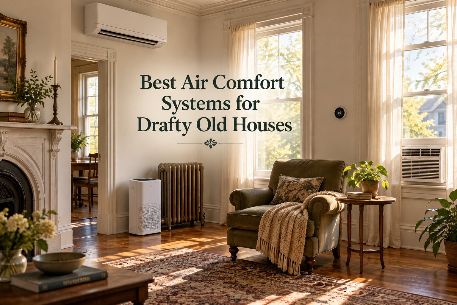 Best Air Comfort Systems for Drafty Old Houses