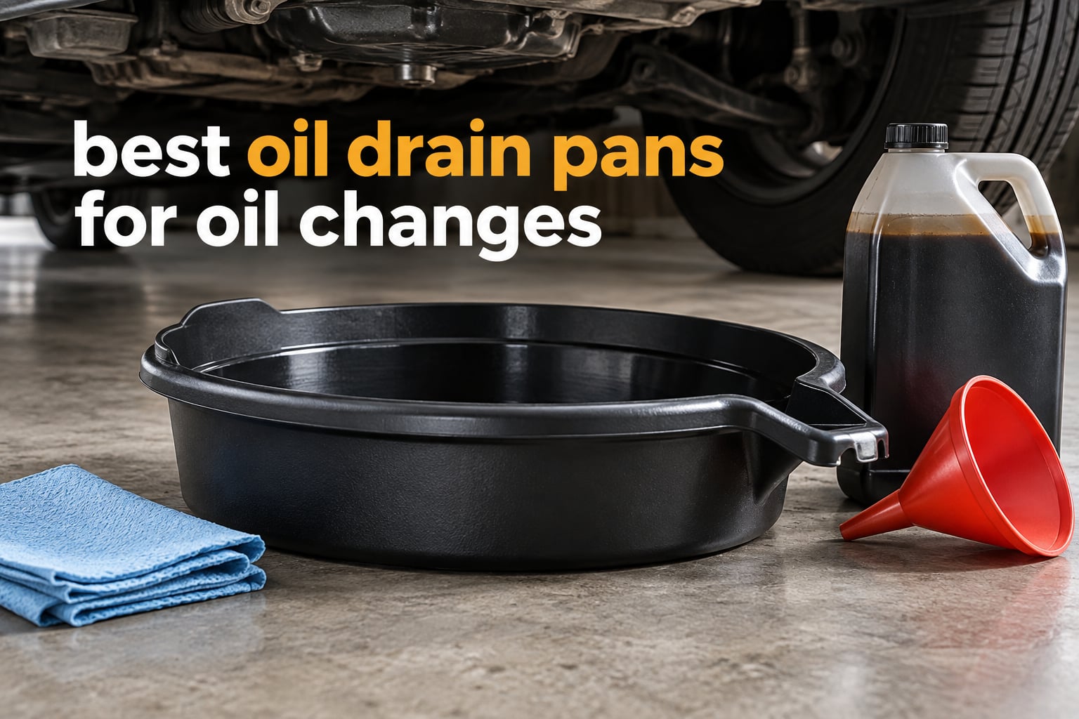 best oil drain pans for oil changes