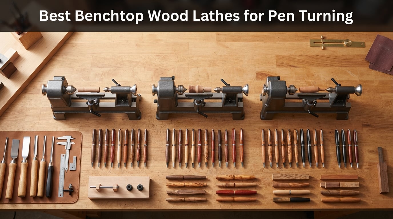 Best Benchtop Wood Lathes for Pen Turning