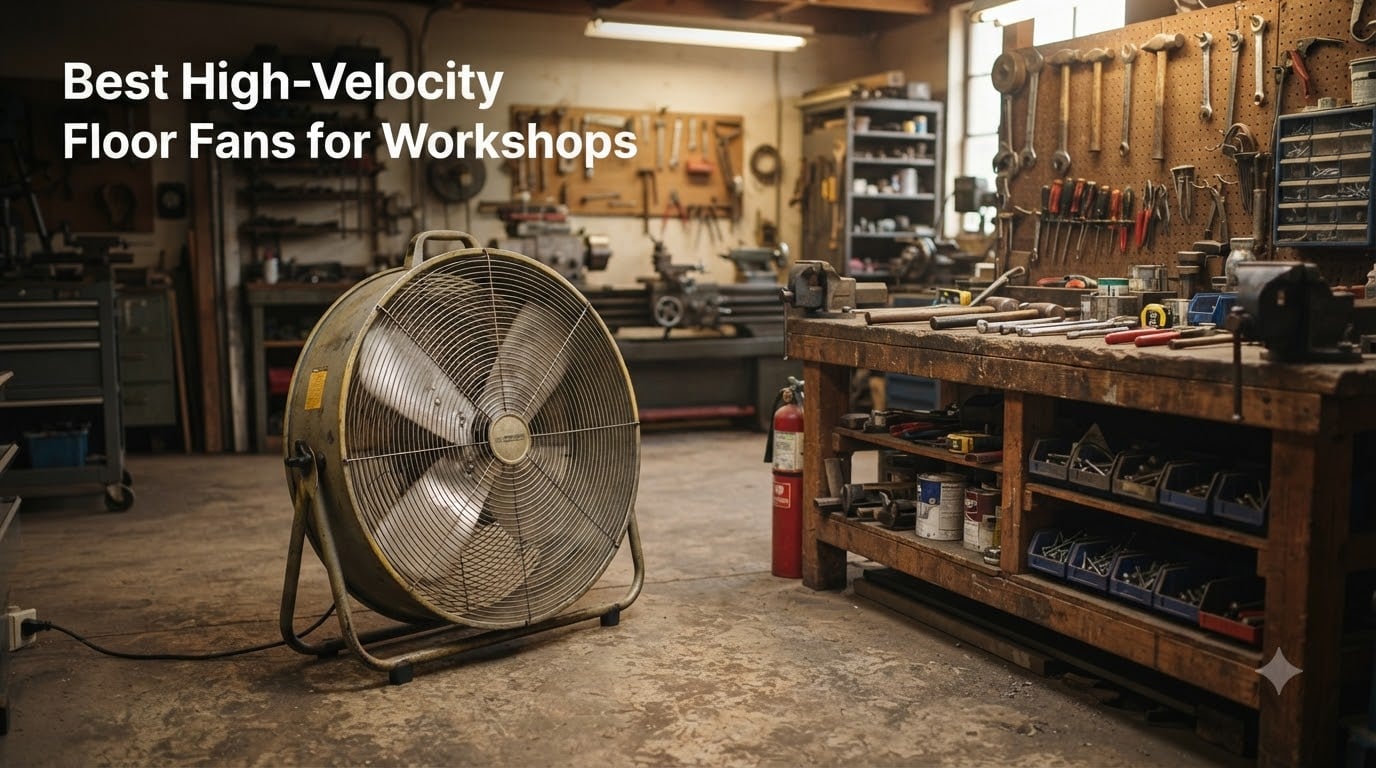 Best High-Velocity Floor Fans for Workshops
