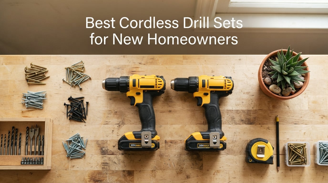Best Cordless Drill Sets for New Homeowners