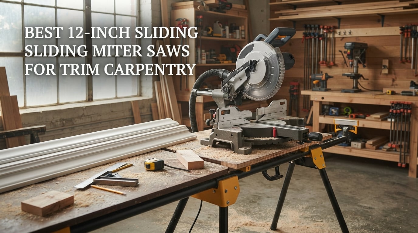 Best 12-Inch Sliding Miter Saws for Trim Carpentry