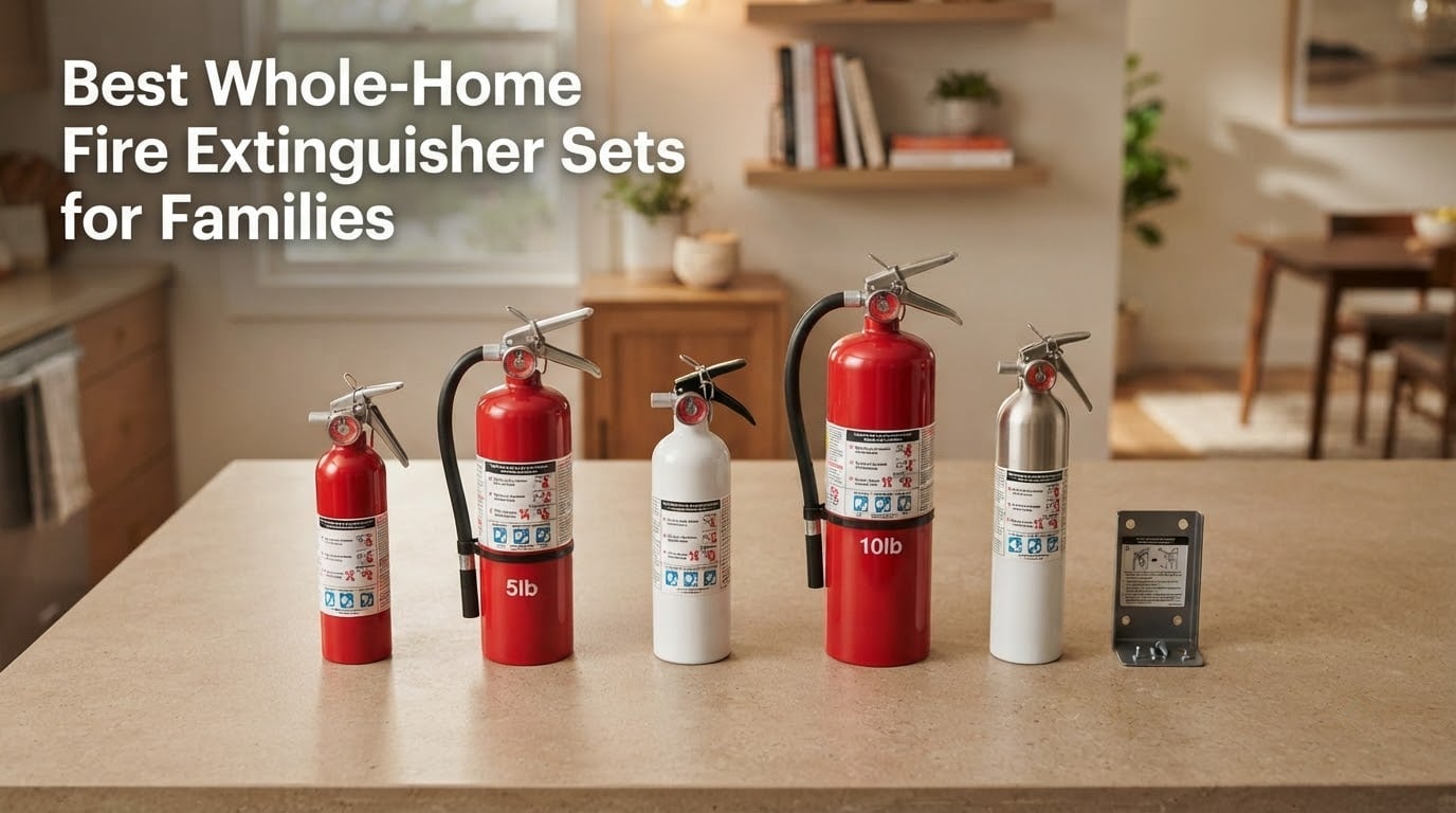 Best Whole-Home Fire Extinguisher Sets for Families