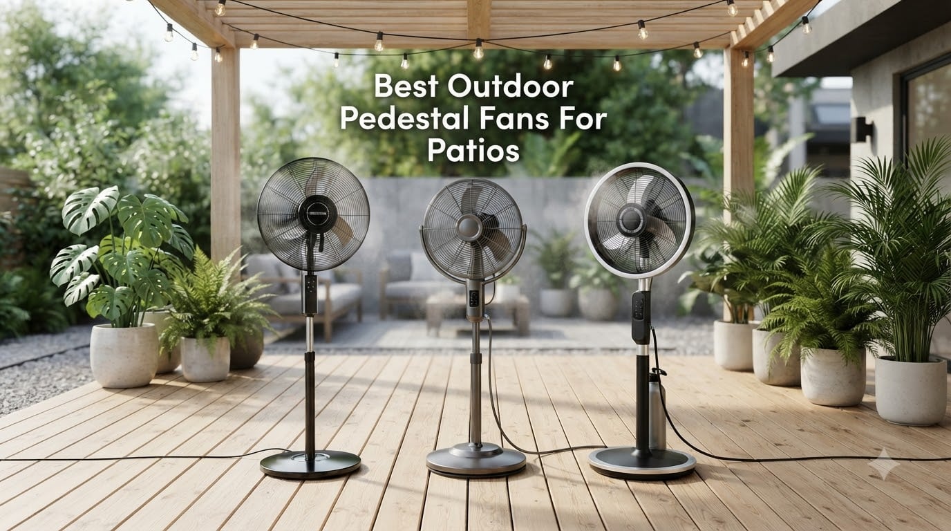 Best Outdoor Pedestal Fans for Patios