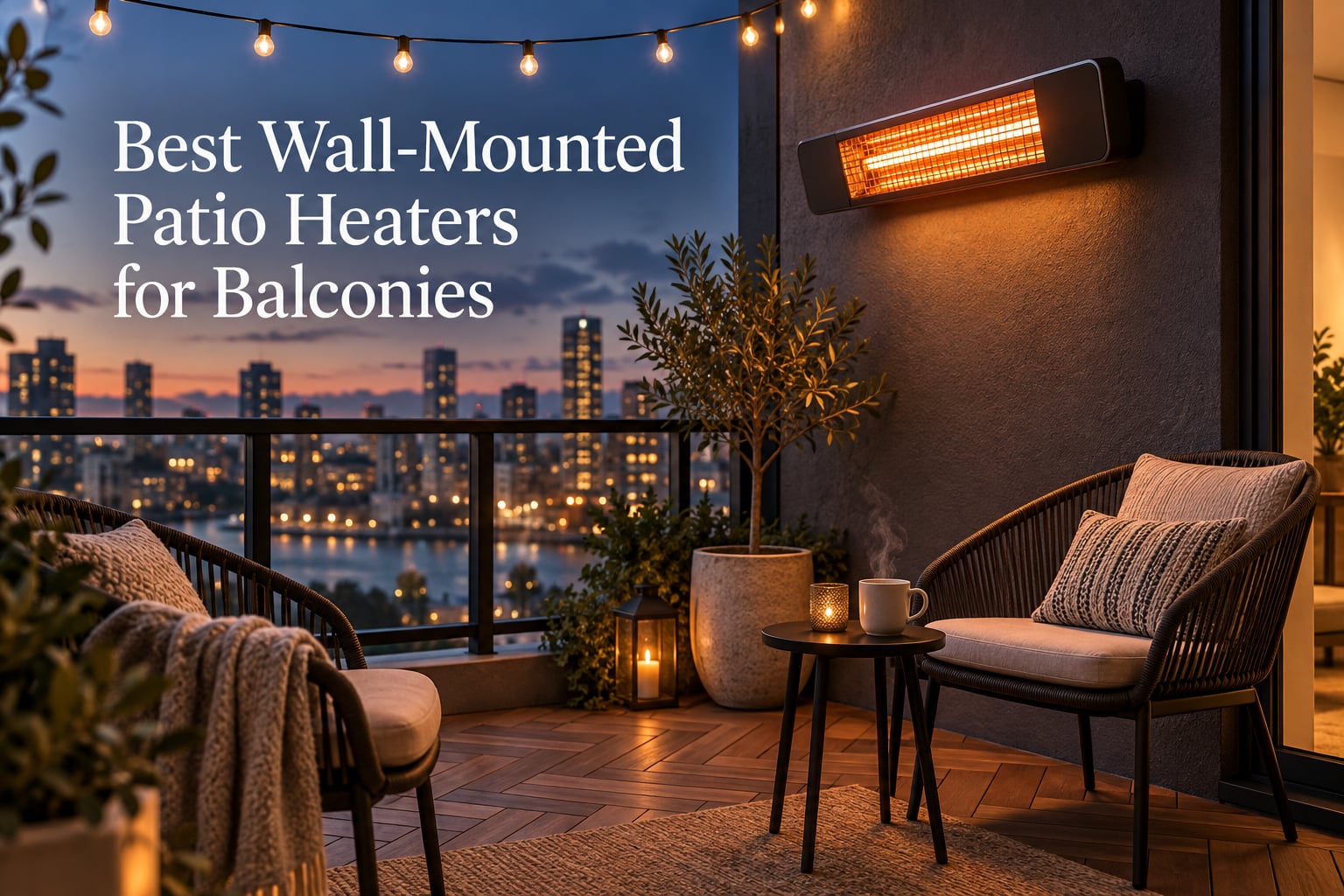 Best Wall-Mounted Patio Heaters for Balconies