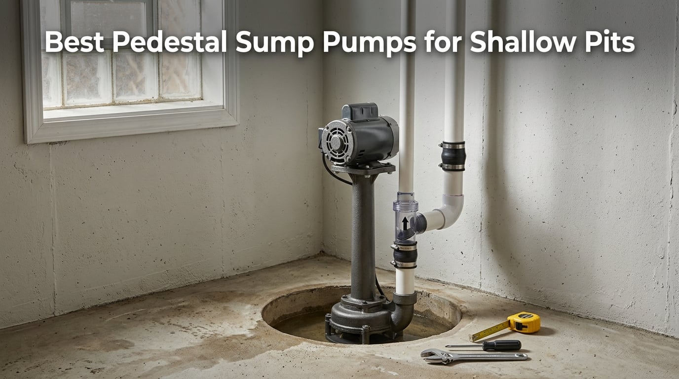 Best Pedestal Sump Pumps for Shallow Pits