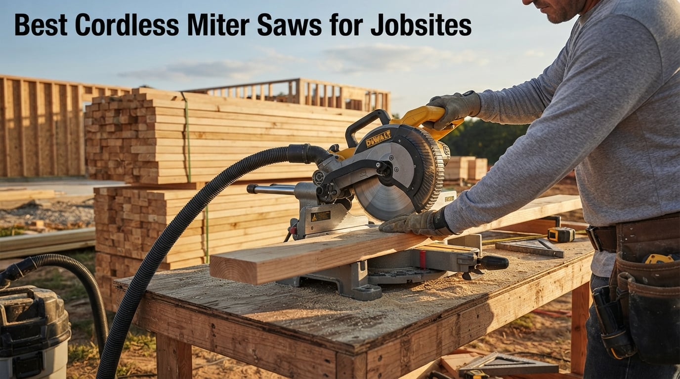 Best Cordless Miter Saws for Jobsites