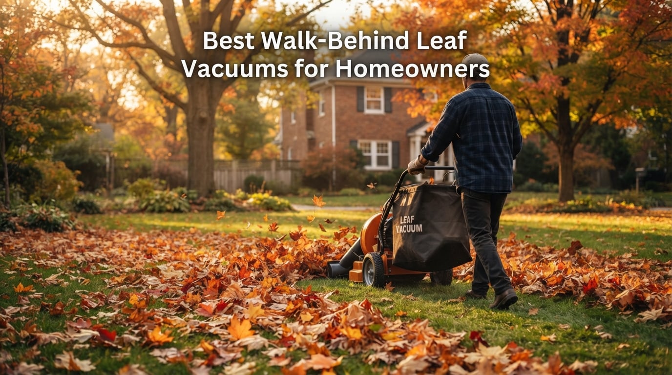 Best Walk-Behind Leaf Vacuums for Homeowners