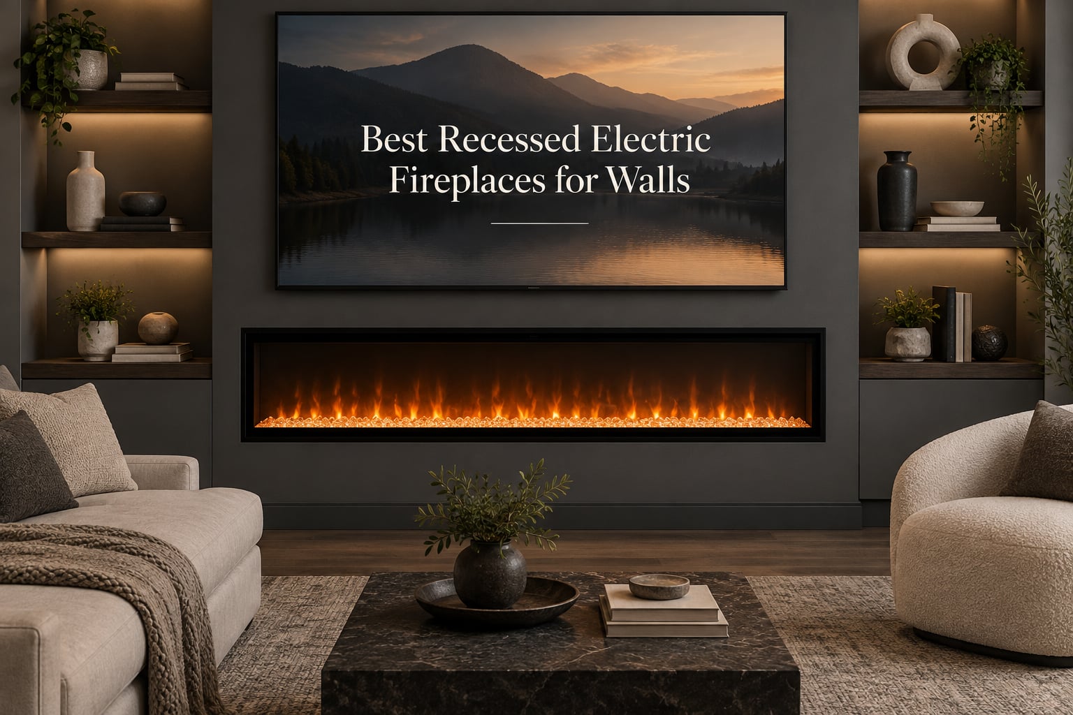 Best Recessed Electric Fireplaces for Walls