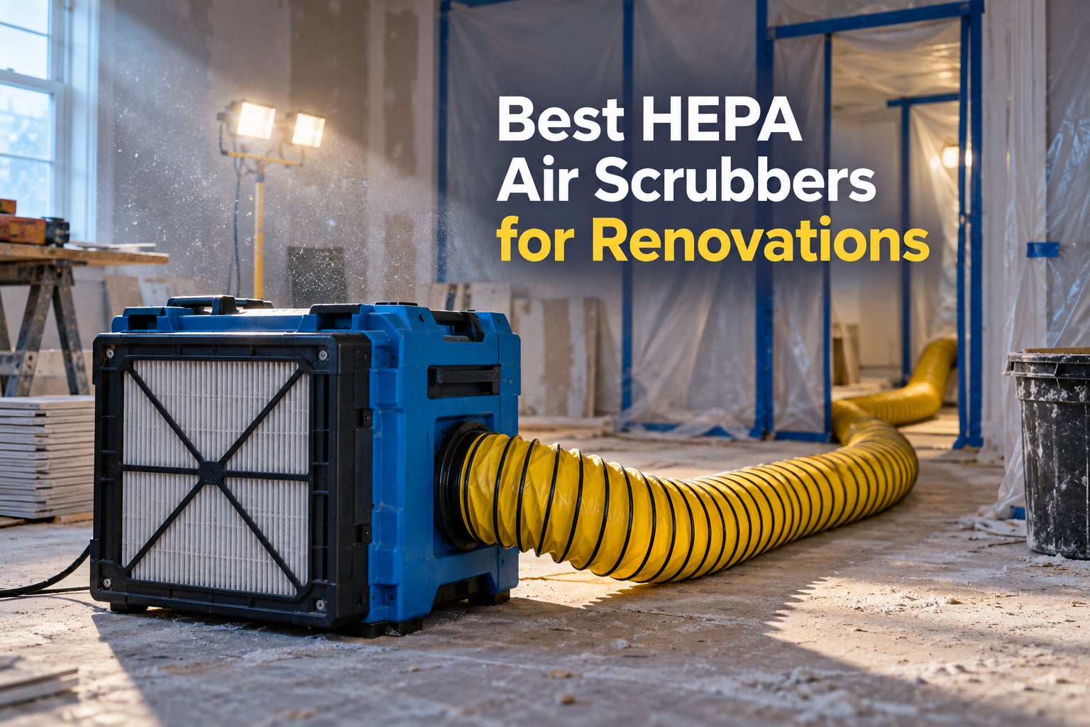 Best HEPA Air Scrubbers for Renovations