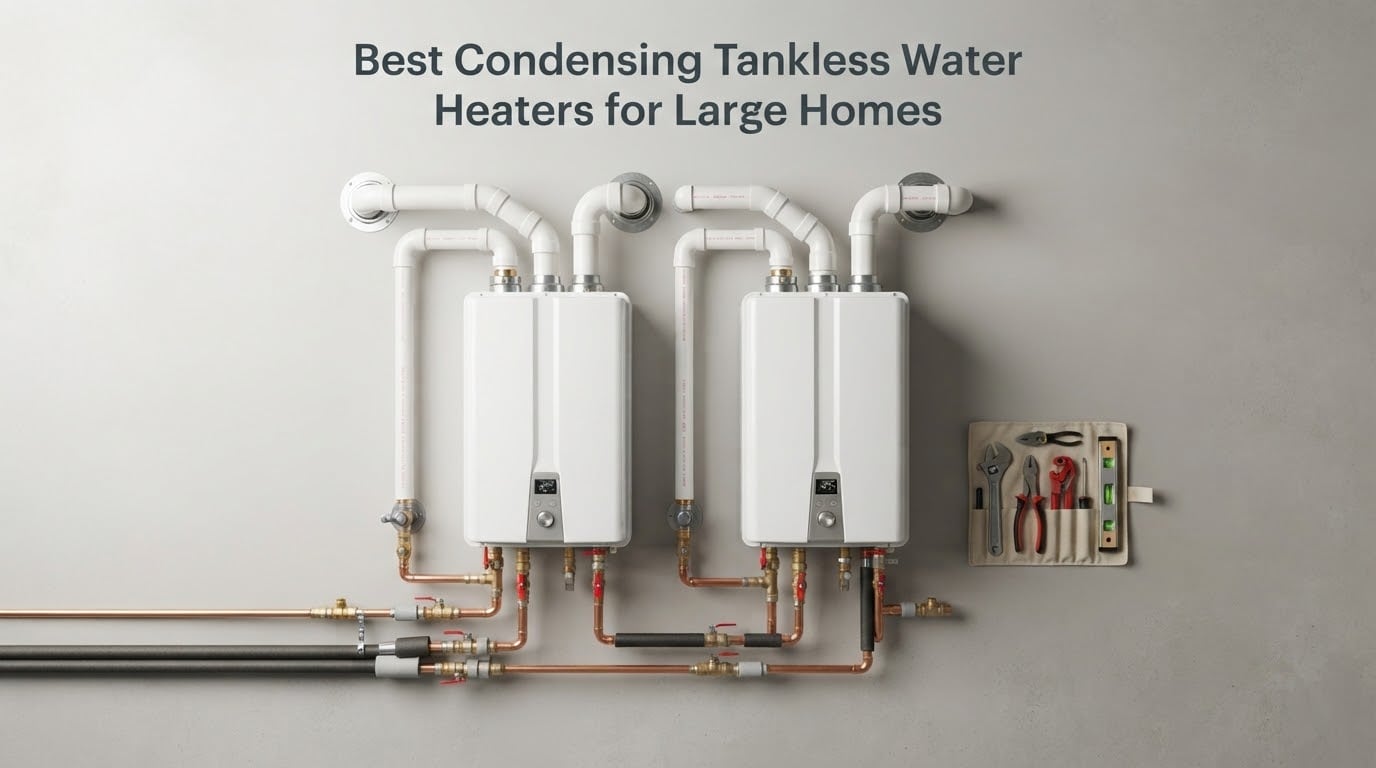 Best Condensing Tankless Water Heaters for Large Homes