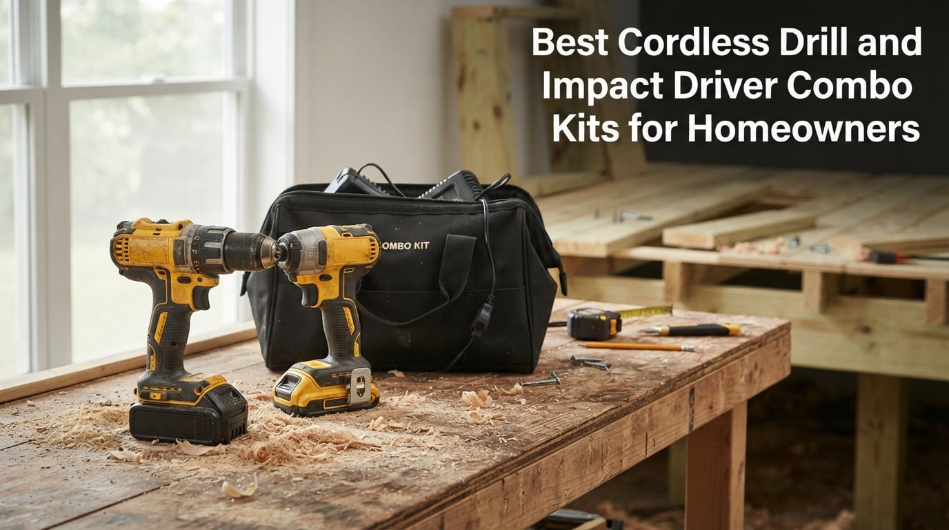 Best Cordless Drill and Impact Driver Combo Kits for Homeowners
